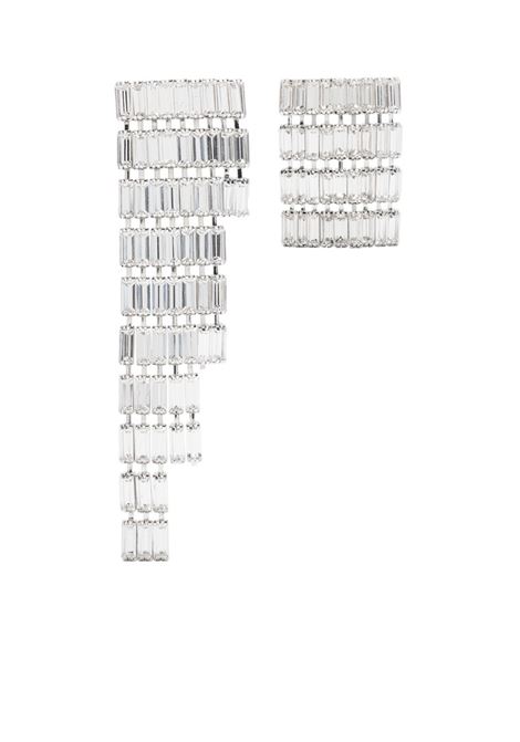 Orecchini asimmetrici con cristalli color argento Magda butrym - donna MAGDA BUTRYM | 705725SLVR